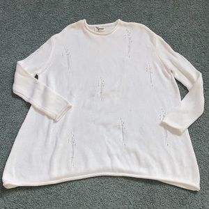 Show Me Your Mumu - NWOT flowy cream sweater - Size Small